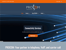 Tablet Screenshot of procom-inc.net
